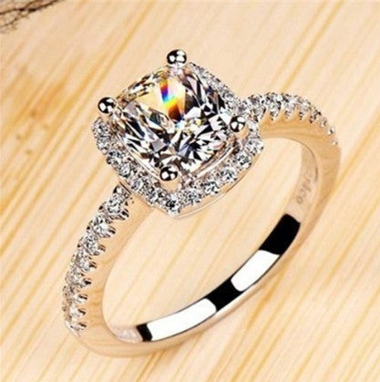 Alternate view: Women's white gold bridal ring