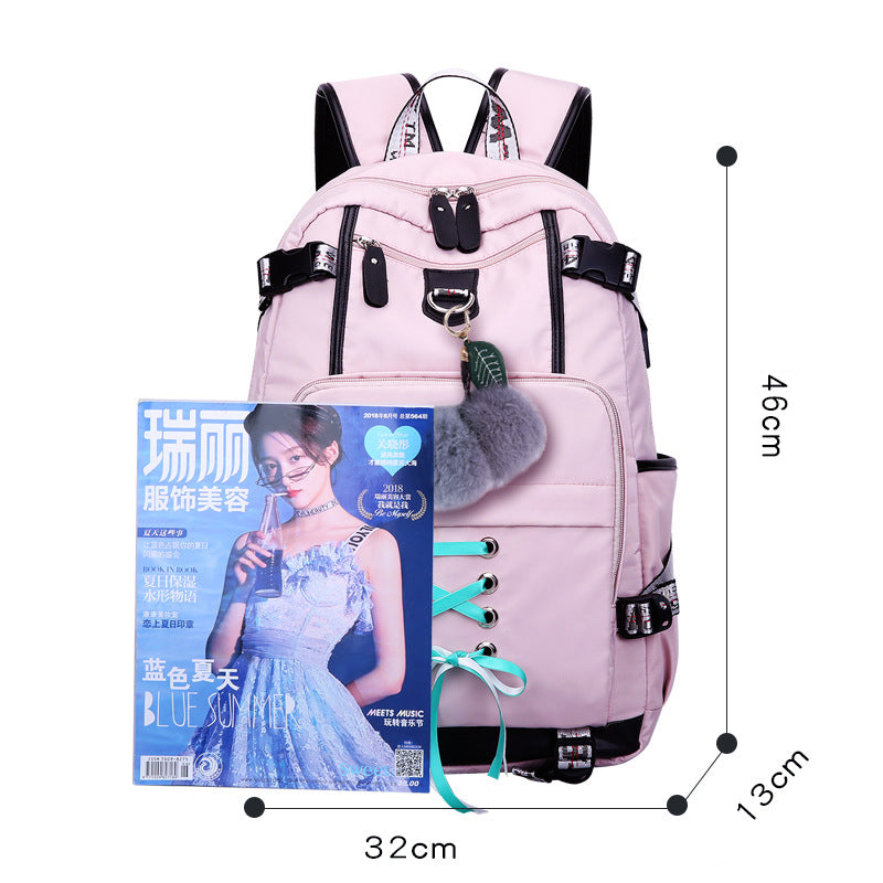 Alternate view: Women's USB charging backpack