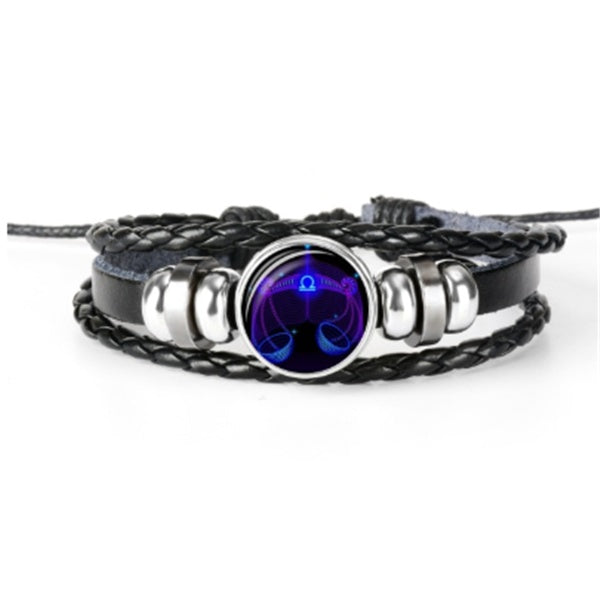 Alternate view: Unisex zodiac constellation bracelet