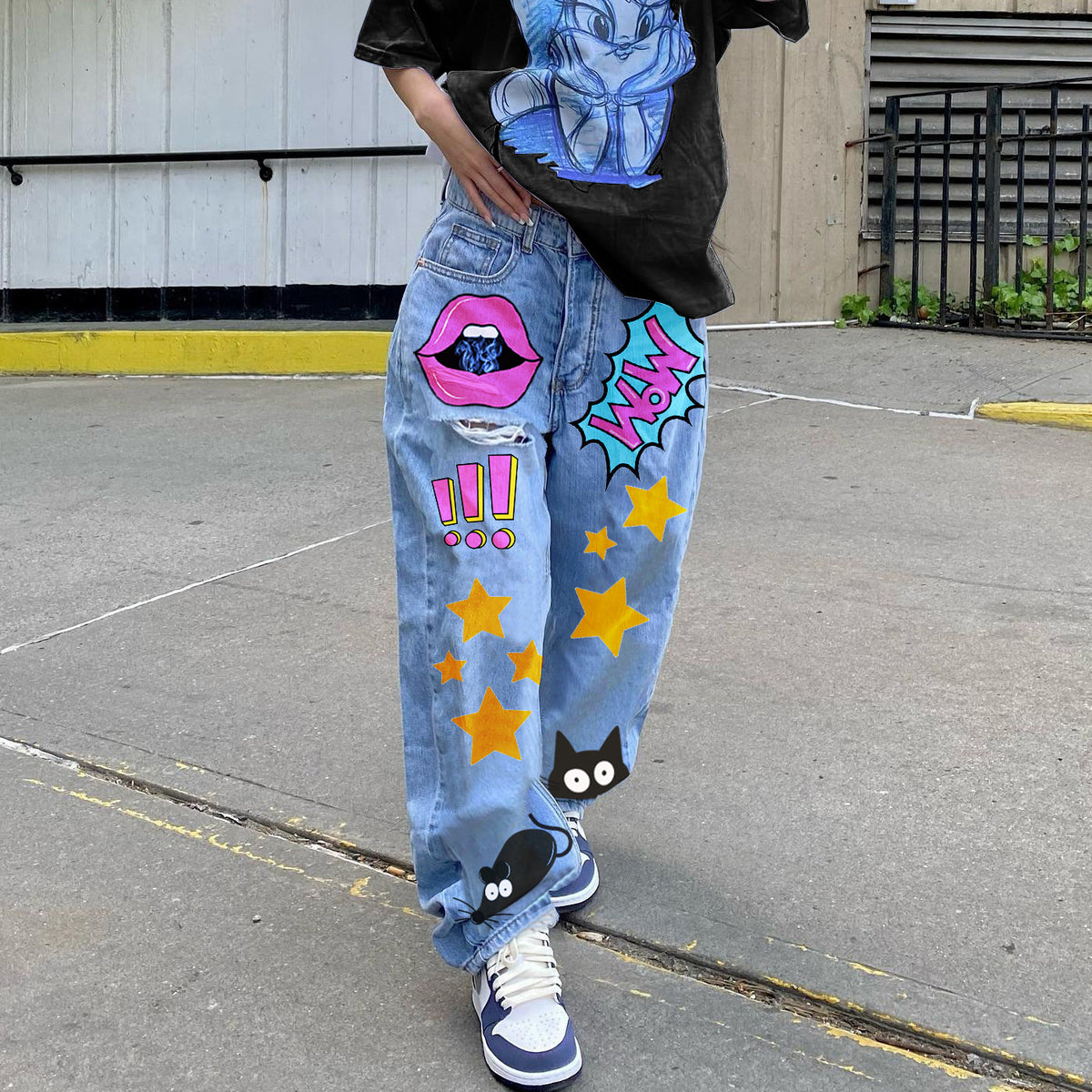 Alternate view: Women's low waist jeans