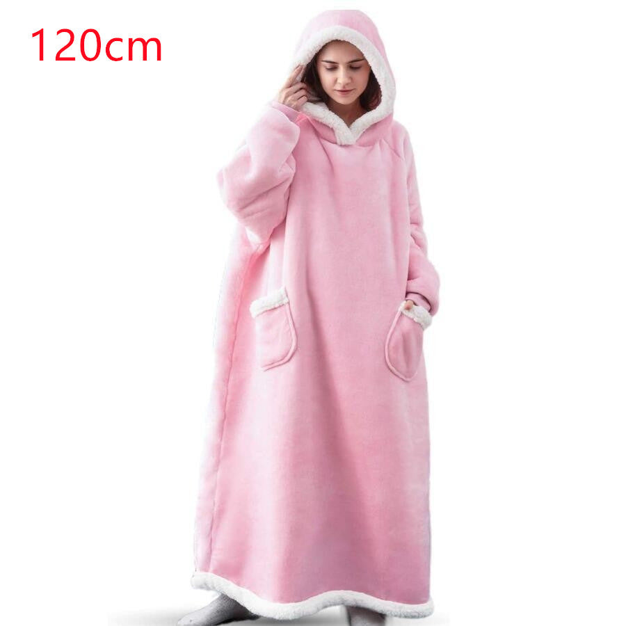 Unisex tv hoodie blanket