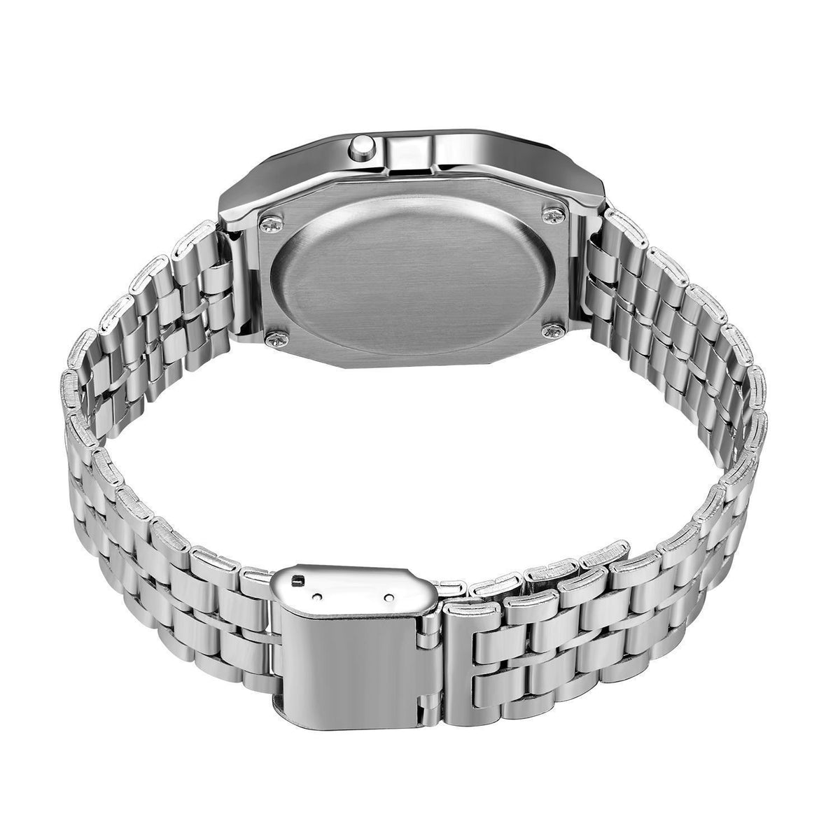 Unisex retro square watch