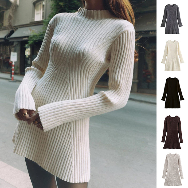 Women's ribbed knit dress