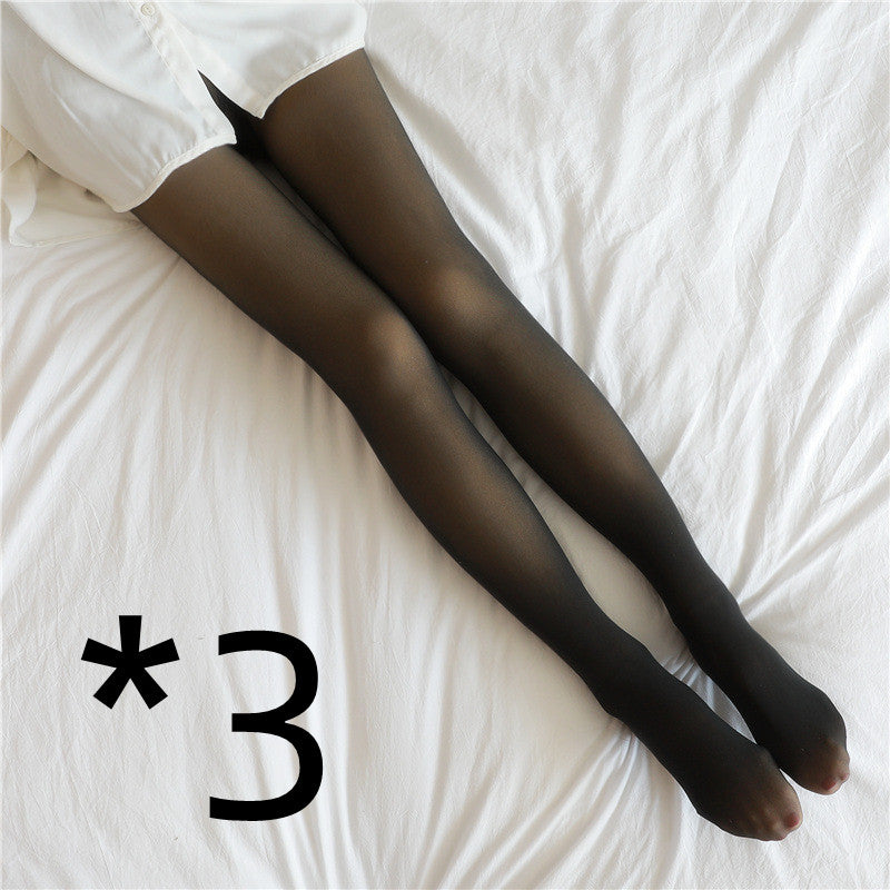 Women's fleece lined tights