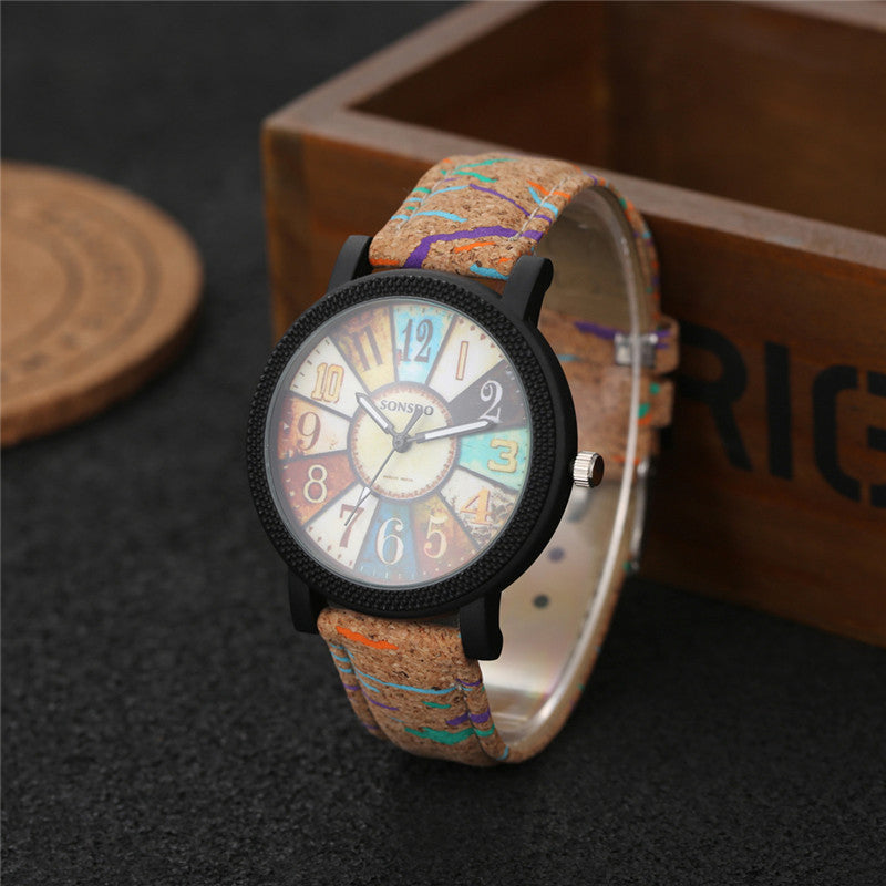 Alternate view: Women's vintage leather watch