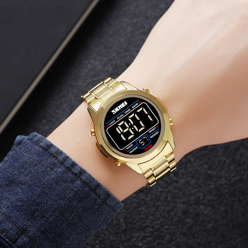 Men's luminous digital watch