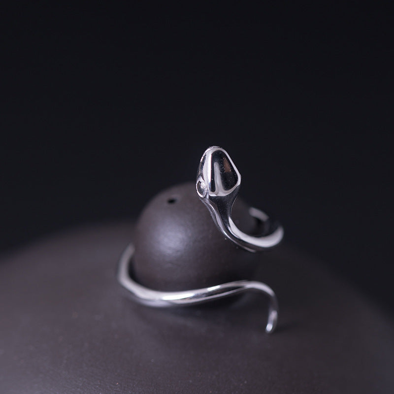 Women's 925 silver snake ring