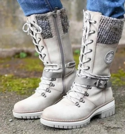 Women's square heel boots