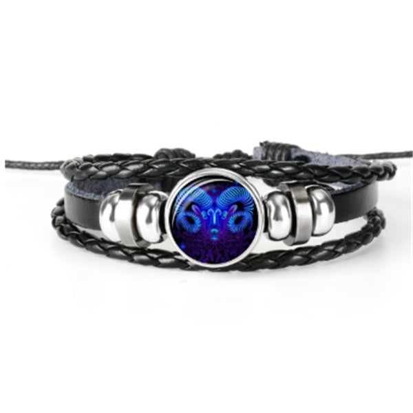 Alternate view: Unisex zodiac constellation bracelet