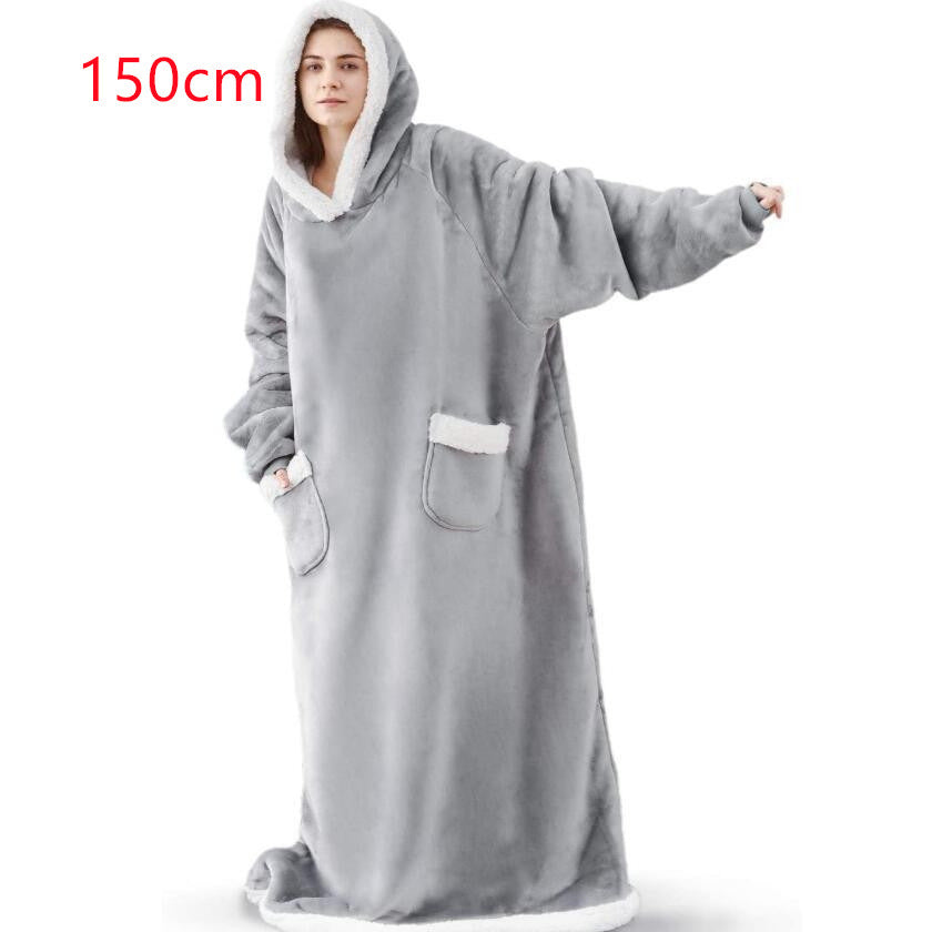 Unisex tv hoodie blanket
