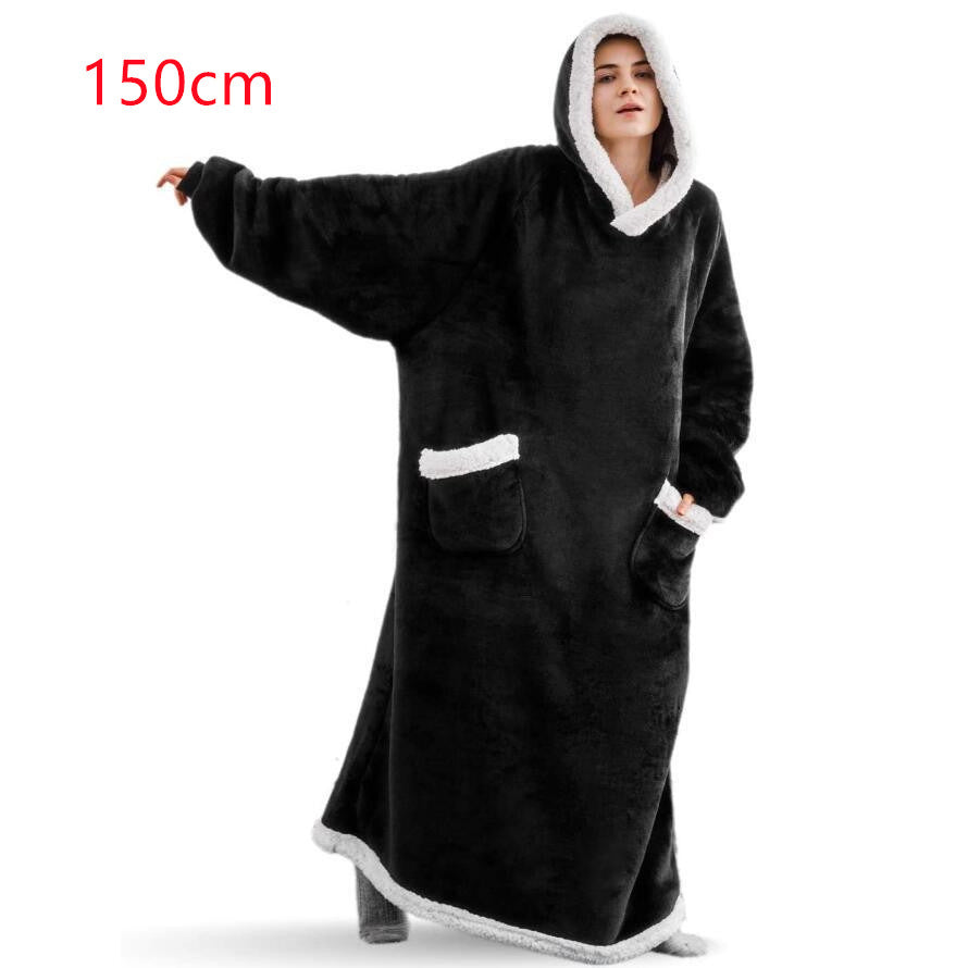 Unisex tv hoodie blanket