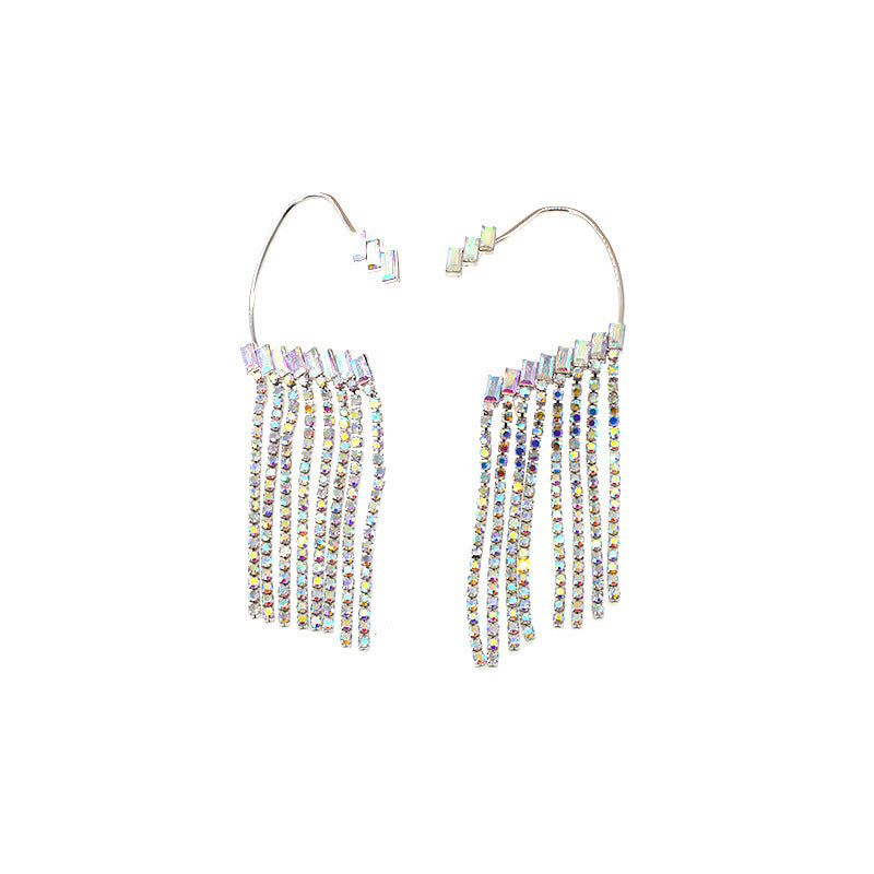 Alternate view: Women's rhinestone earrings
