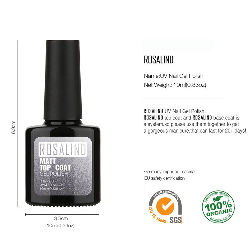 Alternate view: Matte top coat nail gel