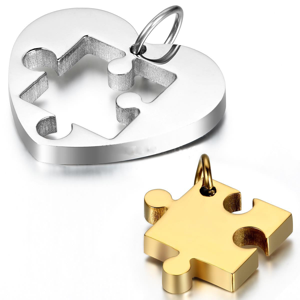 Alternate view: Unisex love pendant necklace