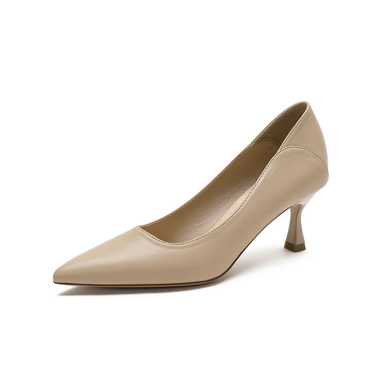 Women's chic black high heels