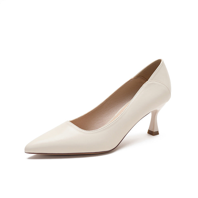Women's chic black high heels