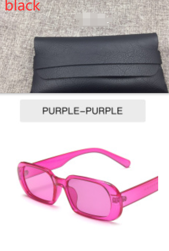 Women's purple candy sunglasses