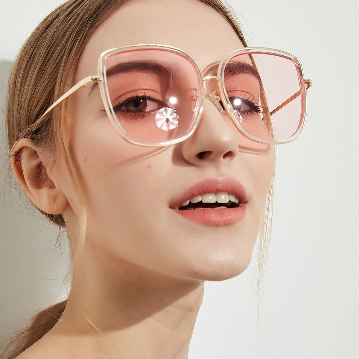 Alternate view: Women's big square sunglasses