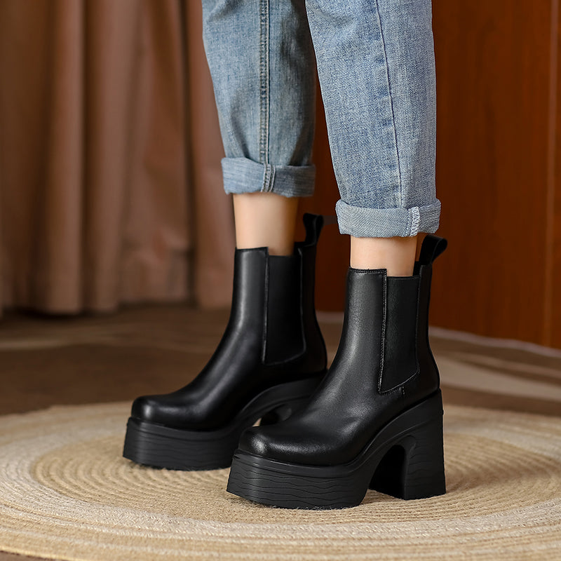 Alternate view: Women's square toe boots