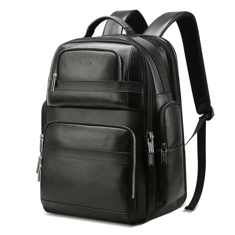 Alternate view: Unisex top grain backpack