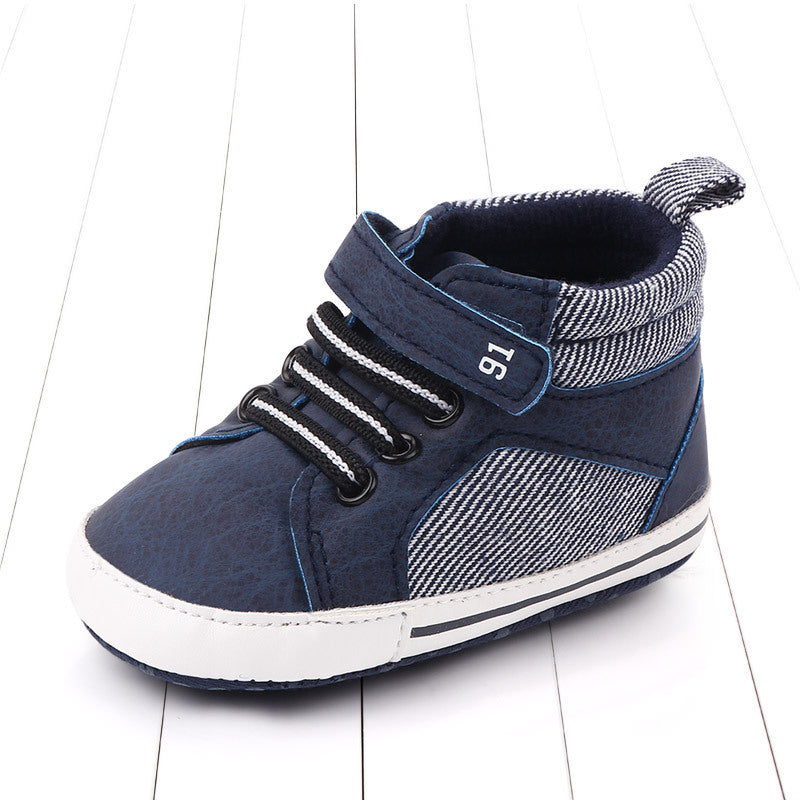 Boys blue baby toddler shoes
