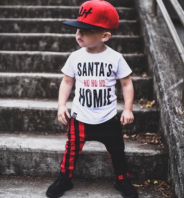 Boys letter print t-shirt