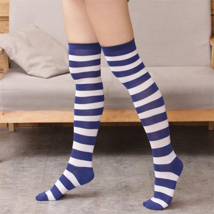 Striped Over The Knee Socks - view 6