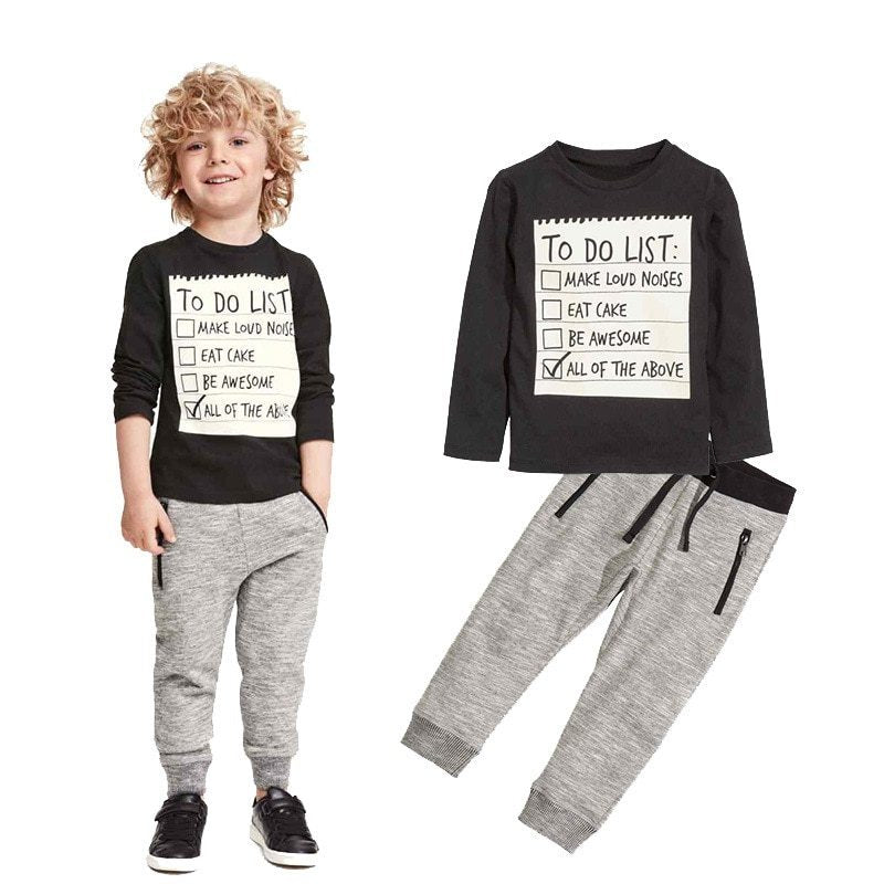 Boys tee & pants set