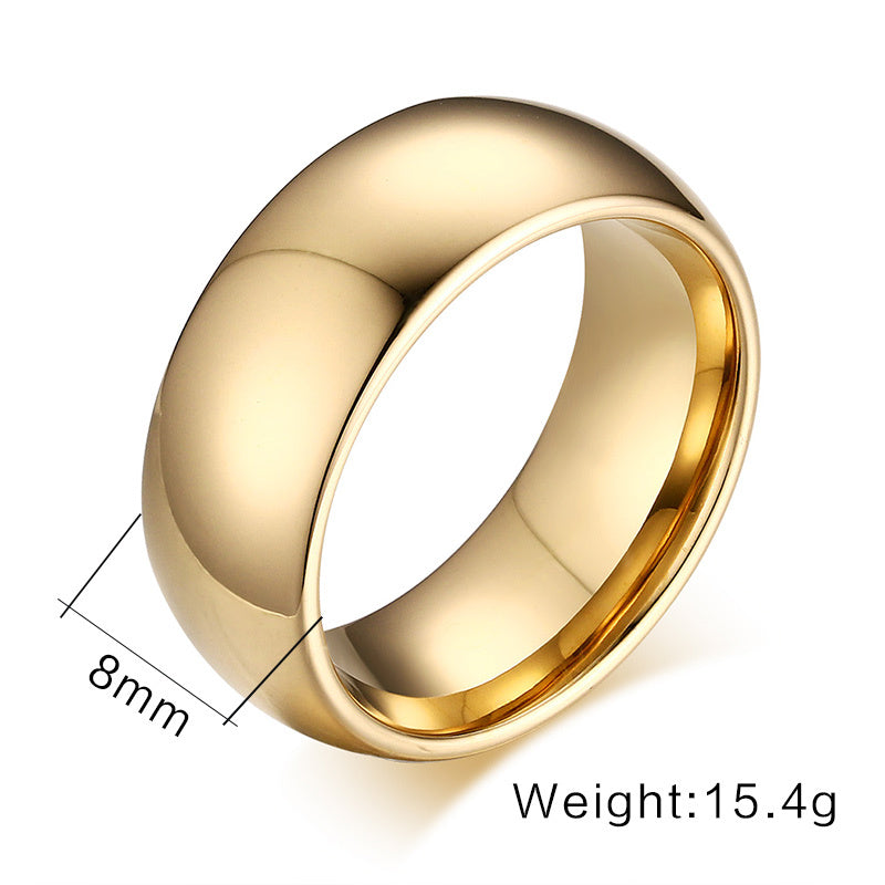 Alternate view: Unisex tungsten carbide ring