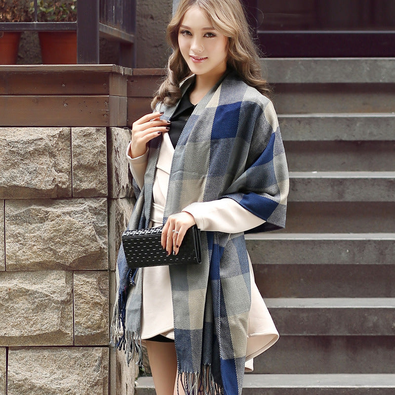 Unisex thick long scarf