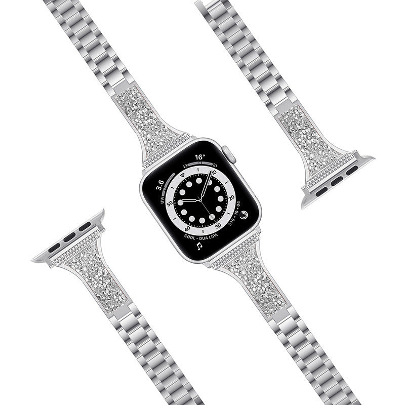 Alternate view: Unisex three-bead watch band