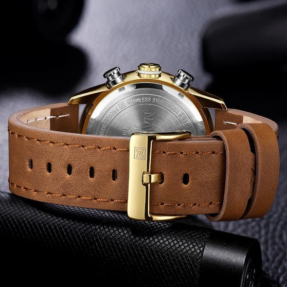 Alternate view: Men's gold sport watch