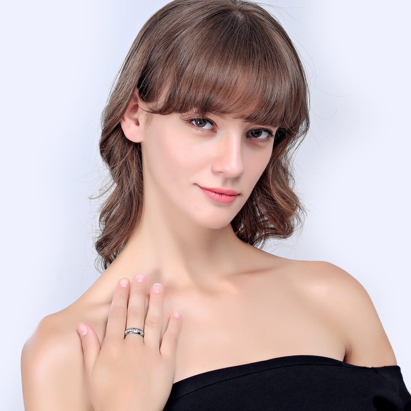 Alternate view: Women's gold crystal ring