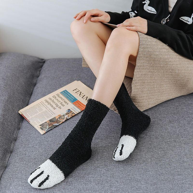Coral Fleece House Socks - view 7