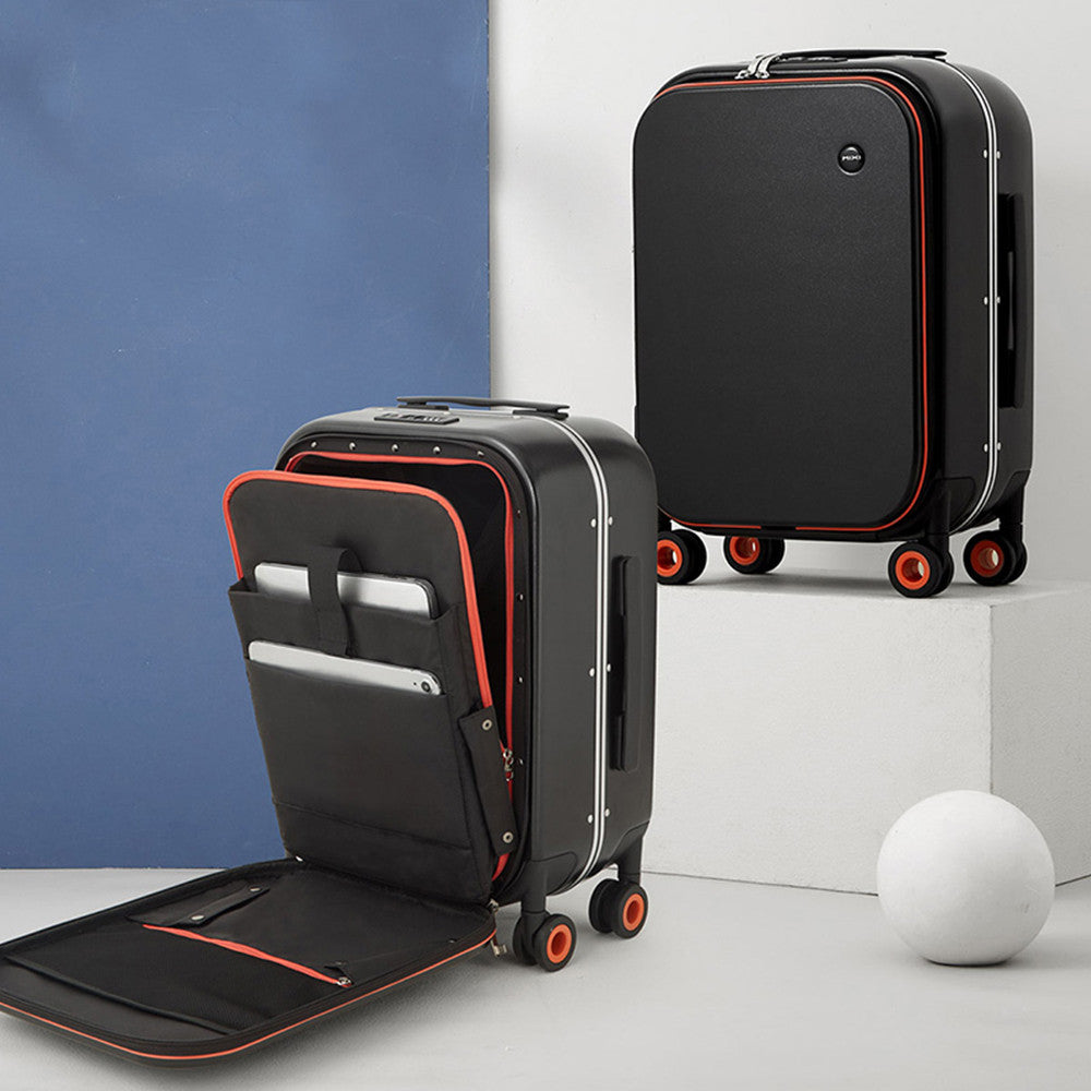 Unisex aluminum suitcase