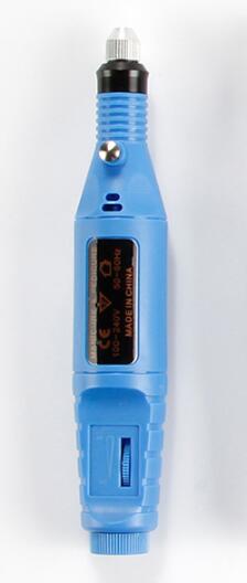 Electric blue nail drill pen