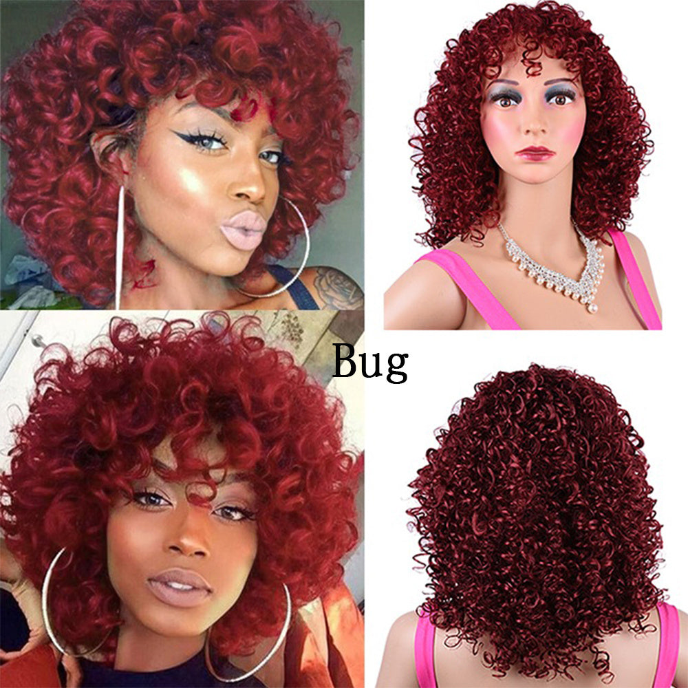 Women's bug afro curly wig