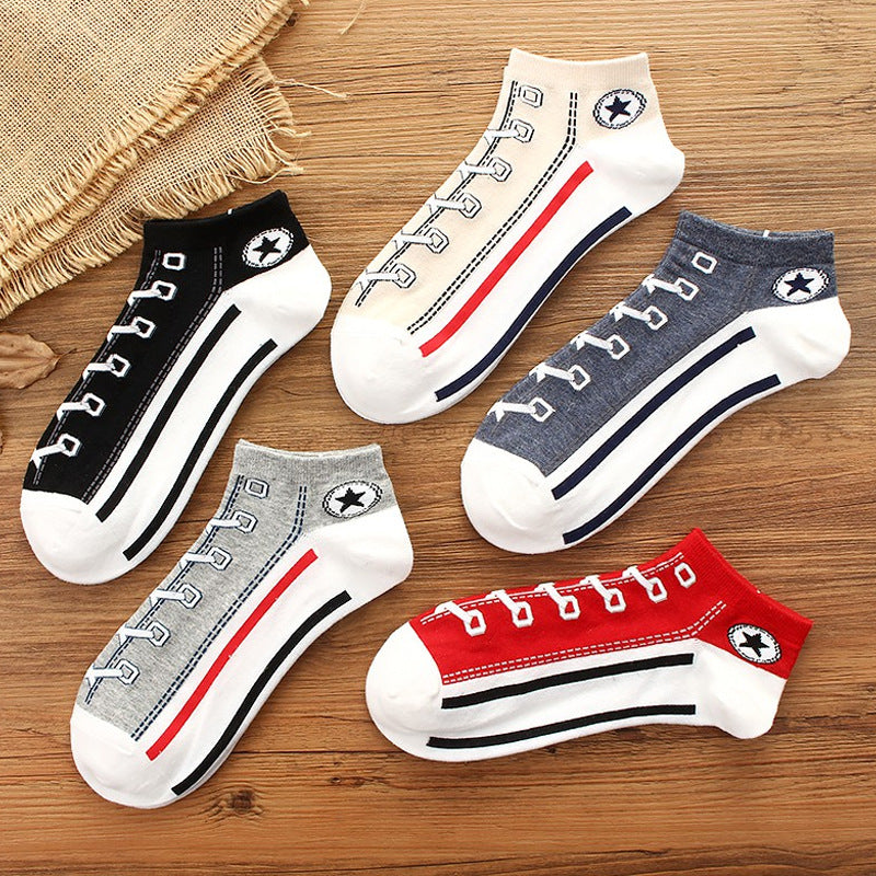 Low Cut Cotton Boat Socks - view 5