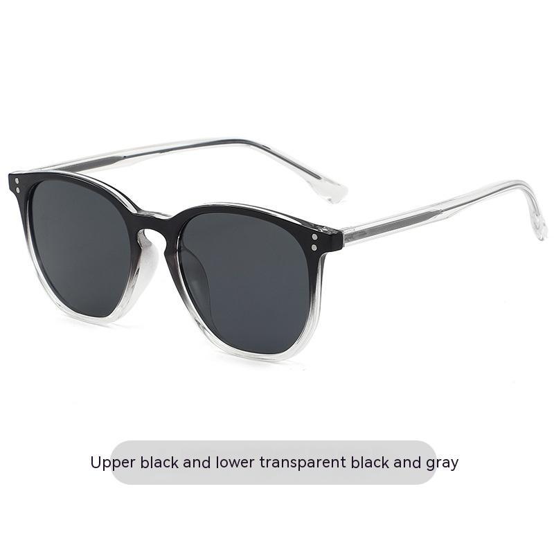 Women's black and gray polarized sunglasses