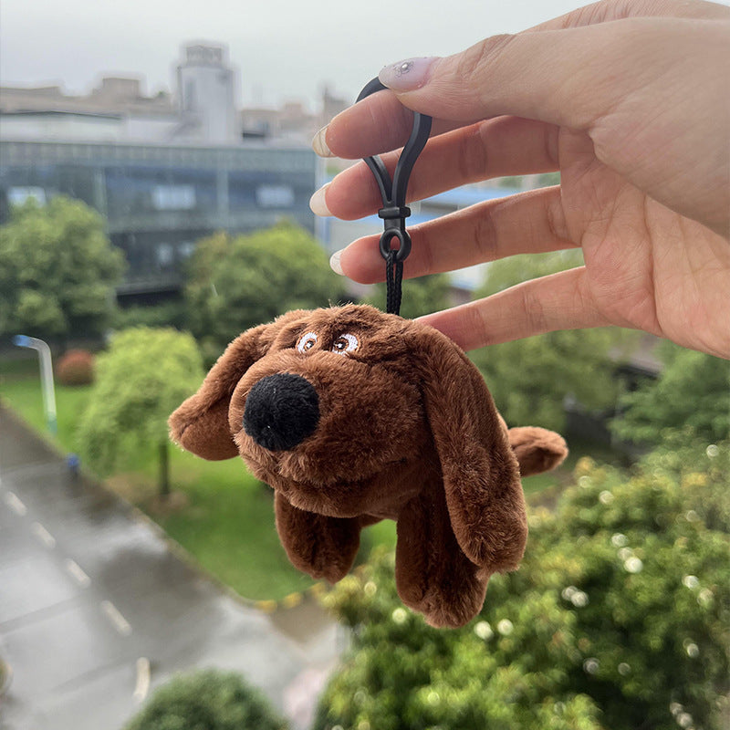 Unisex dog doll bag pendant
