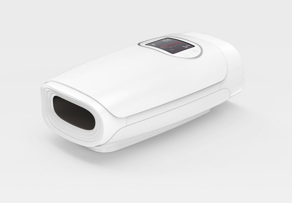 Women's white hand massager
