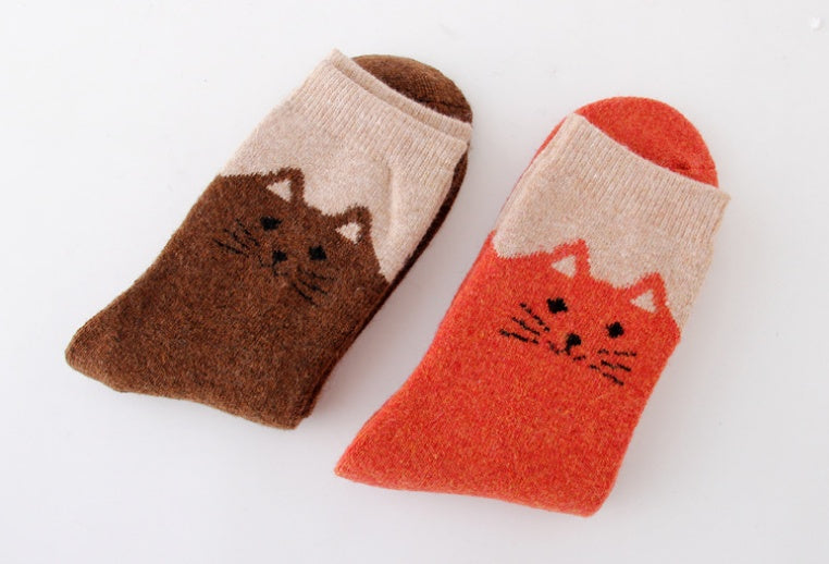 Alternate view: Women's cartoon cotton socks