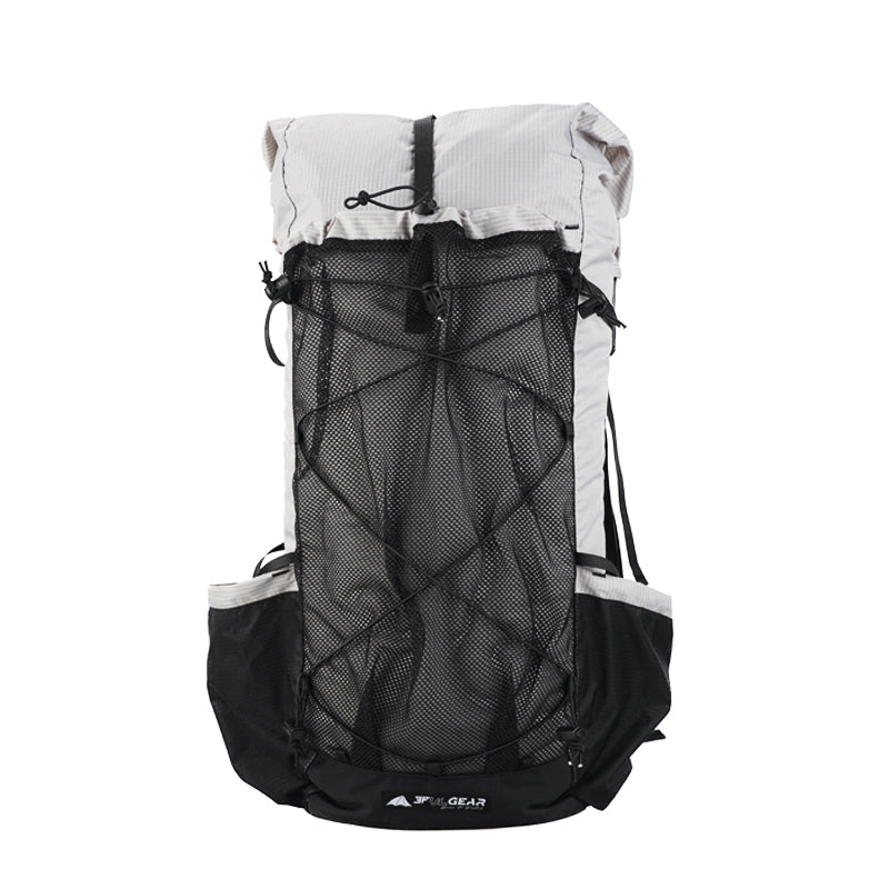 Unisex white hiking shoulder bag