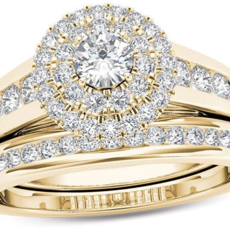 Women's retro wedding ring