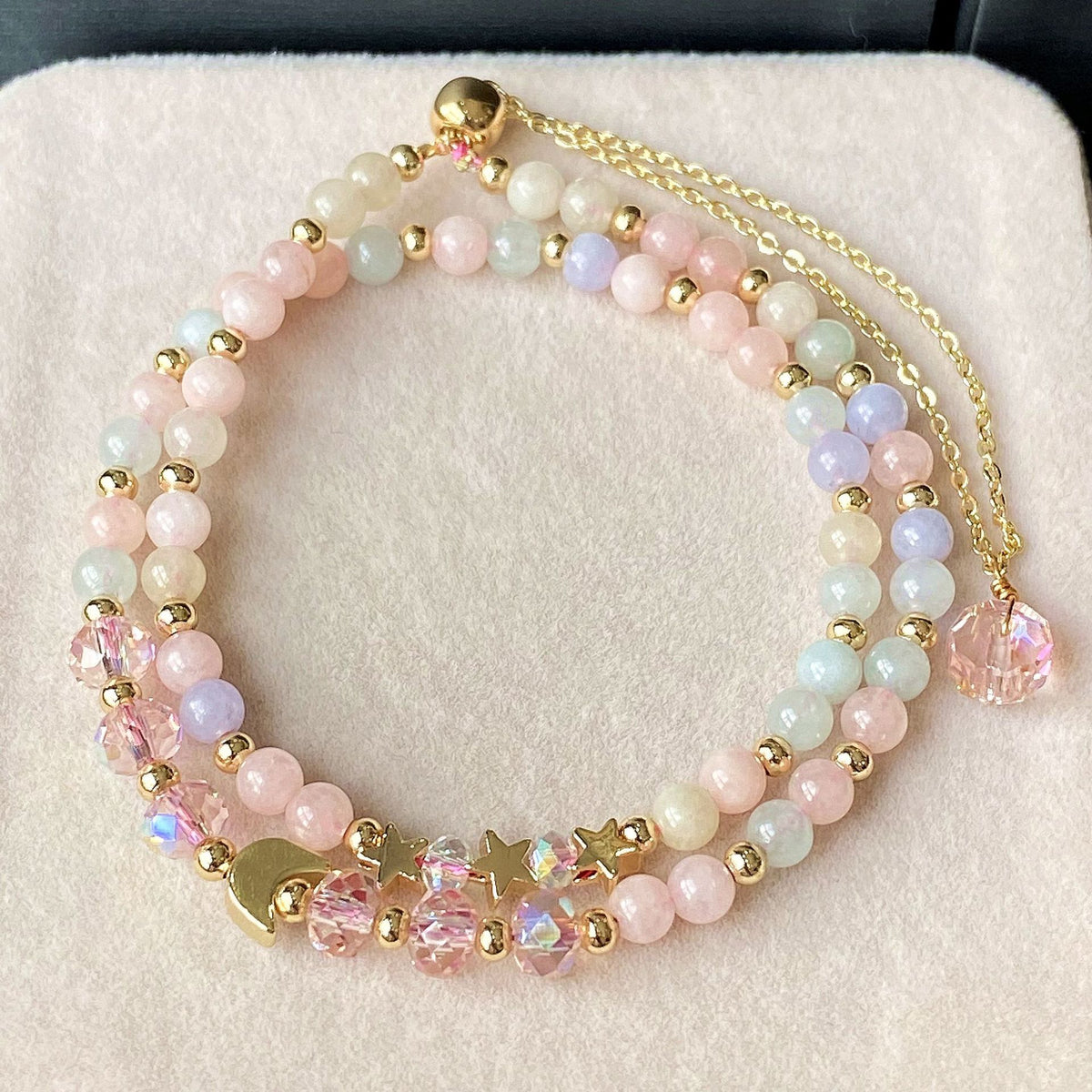 Alternate view: Unisex gemstone bracelet