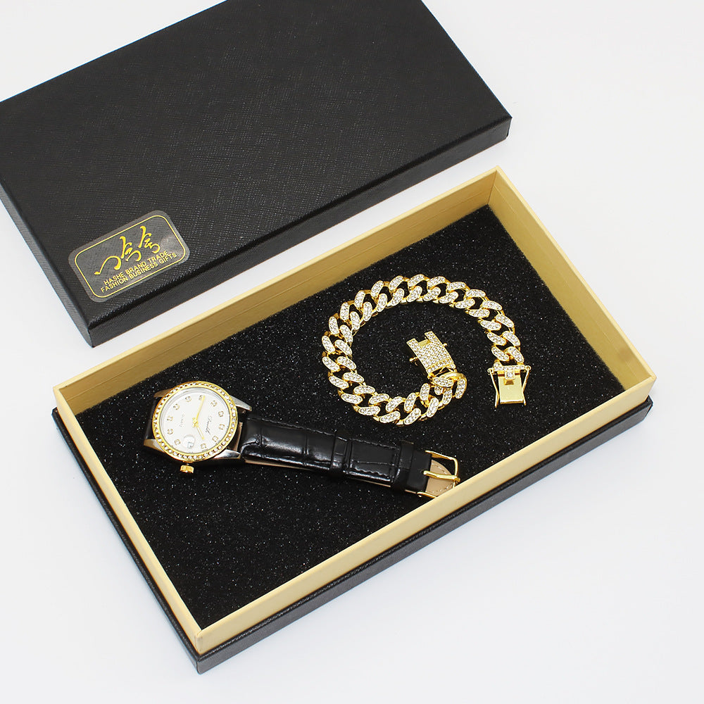 Couple watch set with bracelets - view 2
