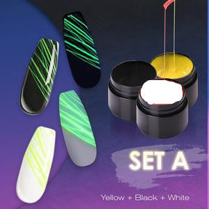 Unisex suit a luminous nail gel