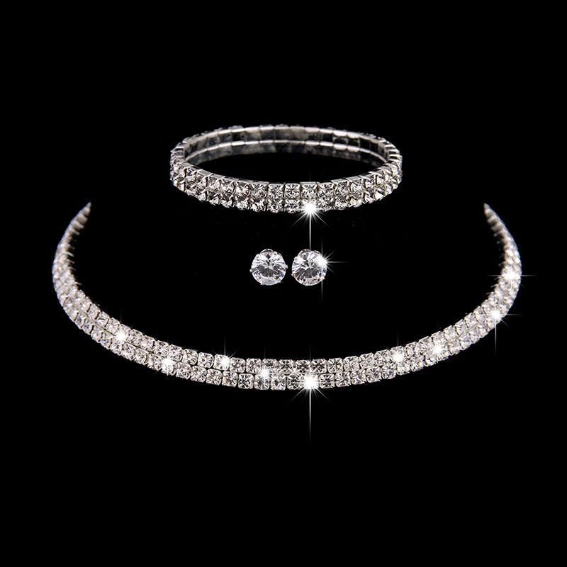 Women's bridal 3 piece jewelry set