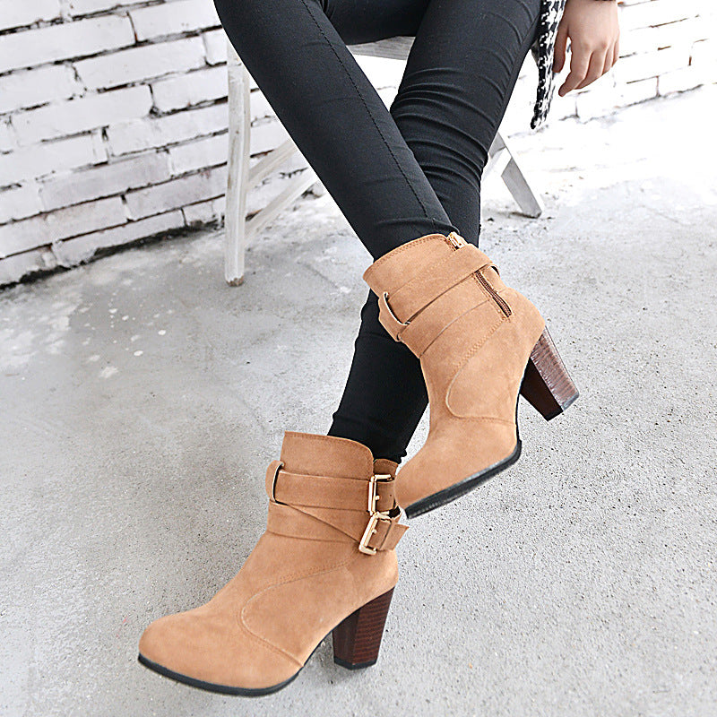 Alternate view: Women's leather ankle boots