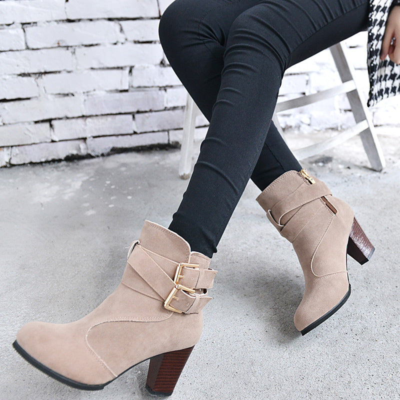 Alternate view: Women's leather ankle boots
